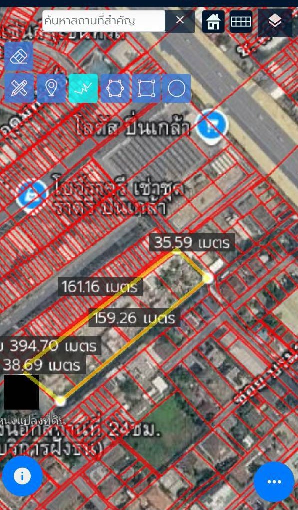 ที่ดิน 4-1-53 ไร่ ซอยบรมราชชนนี 9 ถ.บรมราชชนนี แขวง อรุณอัมริทร์ เขต บางกอกน้อย กทม.